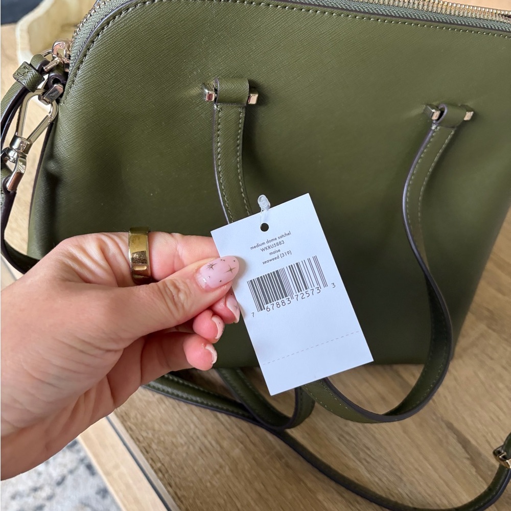 Kate Spade Forest Green Satchel - Picture 2 of 3